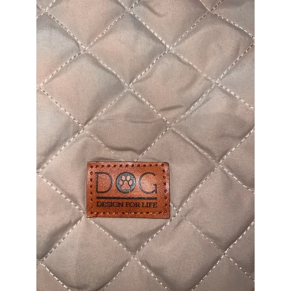 Dog coat medium/small Tan/taupe With Fleece Lining